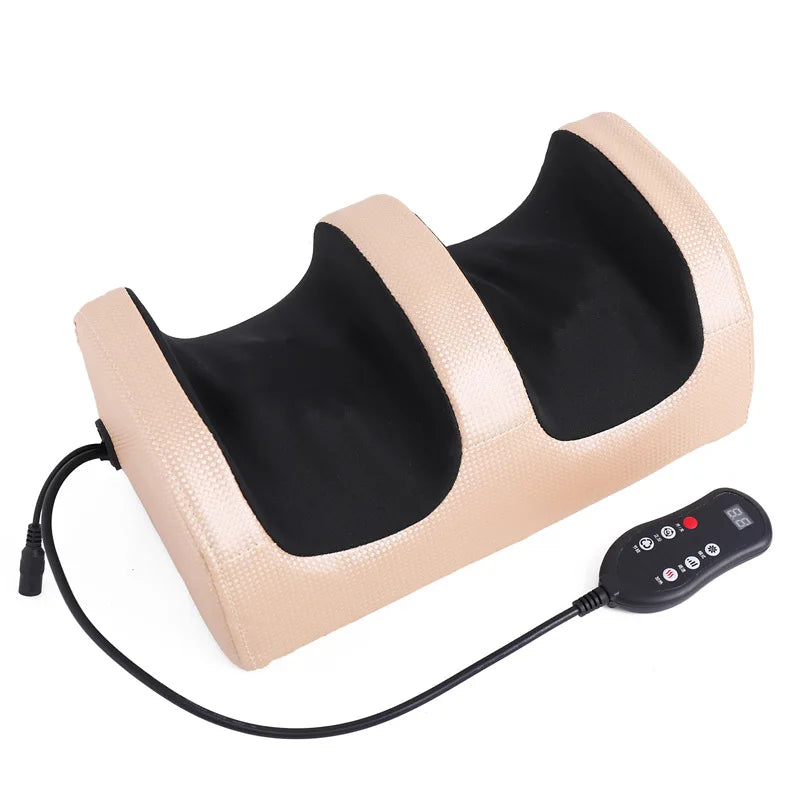 Electric Foot Massage Machine Hot Compress Shiatsu Foot Vibrators Kneading Roller