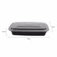 Plastic Reusable Bento Box Meal Storage Food Prep Lunch Box Compartment