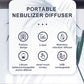 Waterless Essential Oil Diffuser Nebulizing Diffuser Battery & Portable Aromatherapy Diffuser