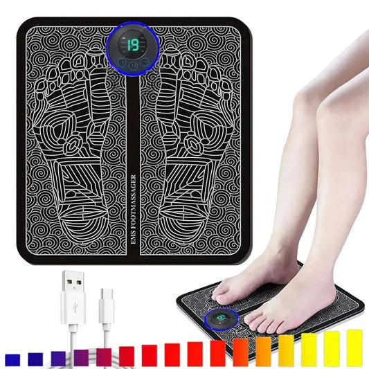 Foot Massager Stimulation Pad Electric Foot Massage With Remote Relieve Foot Pressure