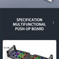Portable Multifunctional Push-up Board Set With Handles Foldable Fitness Equipment